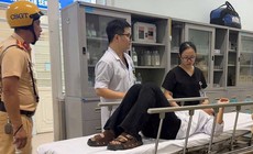 CSGT Hải Phòng 'mở đường' đưa cụ ông 84 tuổi nguy kịch đến viện cấp cứu