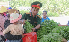Vườn rau gắn kết quân – dân ở Ba Ngòi