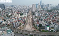 Hiện trạng Vành đai 2,5 đoạn qua Cầu Giấy dự kiến thông xe vào tháng 10