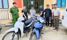 Phá ổ nhóm thanh thiếu niên trộm 7 xe máy