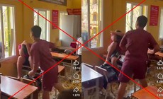 Học sinh lớp 9 dùng cán chổi đánh bạn trong lớp ở Lào Cai