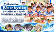 'Mô hình điểm Bữa ăn học đường' là cơ sở khoa học và thực tiễn cho giải pháp căn cơ vì tầm vóc Việt