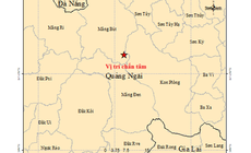 Quảng Ngãi động đất mạnh 3.8 độ