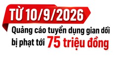 Từ 10/9, quảng cáo tuyển dụng gian dối có thể bị phạt tới 75 triệu đồng