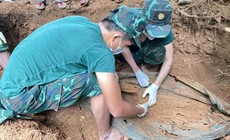 Phát hiện hài cốt liệt sĩ cùng nhiều di vật trên đồi