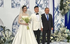 HLV Troussier kh&#244;ng tham dự, &#244;ng Park Hang Seo đến mừng đ&#225;m cưới Quang Hải