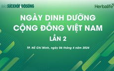 Đ&#243;n chờ &#39;Ng&#224;y dinh dưỡng cộng đồng Việt Nam&#39; lần 2 ng&#224;y 6/4 tại C&#244;ng vi&#234;n Tao Đ&#224;n, TPHCM