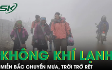 Không khí lạnh tăng cường ồ ạt tràn xuống, miền Bắc chìm trong mưa rét
