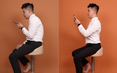 Cúi đầu lâu xem điện thoại, ngồi học sai tư thế cũng có thể ảnh hưởng đến sai khớp cắn