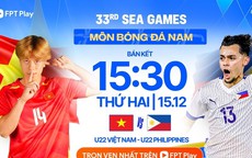 Kênh và link xem trực tiếp đội tuyển U22 Việt Nam đấu U22 Philippines ngày 15/12