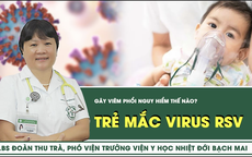 [LIVE] Trẻ mắc virus hợp bào hô hấp (RSV) gây viêm phổi nguy hiểm thế nào?