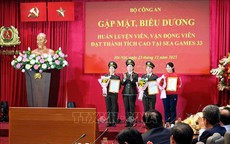 Kỷ lục gia SEA Games Trịnh Thu Vinh được tuyển dụng vào lực lượng Công an nhân dân