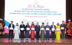 Đại học Y H&#224; Nội kỷ niệm ba cột mốc, dẫn đầu về chất lượng đ&#224;o tạo trong khối khoa học sức khỏe
