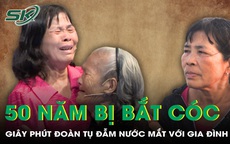 Đẫm nước mắt gi&#226;y ph&#250;t đo&#224;n tụ sau hơn 50 năm bị bắt c&#243;c của người phụ nữ b&#225;n c&#225;
