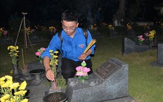 50 năm thống nhất đất nước: Tuổi trẻ thắp nến tri ân các Anh hùng liệt sĩ