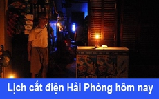 Tra cứu lịch cắt điện Hải Phòng hôm nay Thứ 2 ngày 30/6/2025