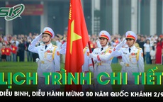 Lịch trình chi tiết lễ kỷ niệm, diễu binh, diễu hành mừng 80 năm Quốc khánh 2/9 tại Hà Nội