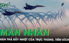 Mãn nhãn màn thả bẫy nhiệt của Su-30MK2, Yak-130 trên bầu trời Hà Nội trong tổng duyệt A80