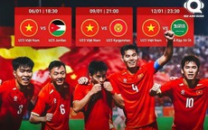Xem trực tiếp U23 Việt Nam vs U23 Kyrgyzstan ở đâu, kênh nào tối 9/1?