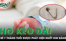 Ho kéo dài nhiều tháng, bé trai 7 tháng tuổi được phát hiện nuốt kim băng sát động mạch chủ