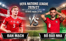 Nhận định, dự đoán tỷ số trận Đan Mạch vs Bồ Đào Nha ngày 2/10 UEFA Nations League