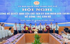 Huế điều động, bổ nhiệm lãnh đạo các ban quản lý dự án, trung tâm