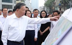 Tổng Bí thư, Chủ tịch nước Tô Lâm kiểm tra tiến độ thi công một số công trình, dự án trọng điểm của Thủ đô