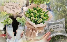 Loạt ảnh độc lạ về trend hoa sữa: Từ đồ uống đến quà tặng 20/10