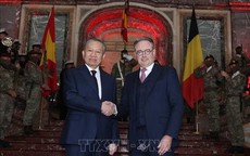 Thủ tướng Vương quốc Bỉ Bart De Wever chủ trì Lễ đón Tổng Bí thư, Chủ tịch nước Tô Lâm
