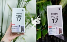 Trên tay Xiaomi Redmi Note 17, khác biệt gì so với bản 5G?