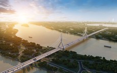Tiến độ xây dựng cầu Tứ Liên gần 20.000 tỷ đồng giữa sông Hồng ra sao?