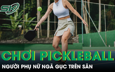 Người phụ nữ ngã gục vì chơi pickleball giữa trời lạnh