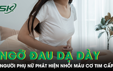 Tự điều trị đau dạ dày tại nhà, người phụ nữ phát hiện nhồi máu cơ tim cấp