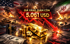 Giá vàng thế giới tiếp tục giảm