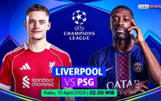 Lịch thi đấu bóng đá hôm nay ngày 14/4 - 15/4: Liverpool vs PSG, Atletico vs Barcelona