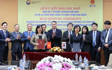 Việt Nam – Hàn Quốc ký kết hợp tác y tế: Mở rộng liên kết dược phẩm, an toàn thực phẩm và công nghệ cao