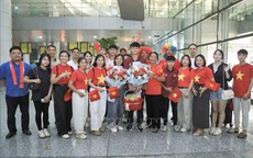 Đội tuyển U17 Việt Nam về nước sau chức vô địch Giải bóng đá U17 Đông Nam Á 2026