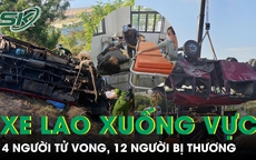 Xe chở thợ lặn lao xuống vực khiến 4 người t.ử vong, 12 người bị thương