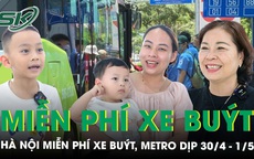 Hà Nội miễn phí xe buýt, metro: Người dân phấn khởi “vi vu” dịp lễ, tận hưởng kỳ nghỉ thảnh thơi, tiết kiệm
