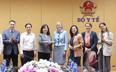 Bộ trưởng Đào Hồng Lan tiếp, làm việc với Đại sứ Úc Gillian Bird về thúc đẩy hợp tác y tế