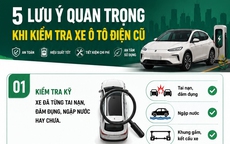 Những lưu ý để mua được ô tô điện cũ 'giá hời' mà vẫn chất lượng