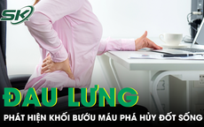 Đau lưng kéo dài, người phụ nữ phát hiện khối bướu máu đã phá hủy gần toàn bộ đốt sống