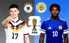 Kênh và link xem trực tiếp Đức vs Curacao - World Cup 2026 đêm 14/6