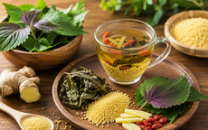 Công thức trà tía tô dưỡng sinh hỗ trợ tỳ vị trong mùa hè