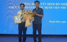 Tiến sĩ Nguyễn Hữu Thành được bổ nhiệm làm Phó Giám đốc Bệnh viện Nhi Thanh Hóa