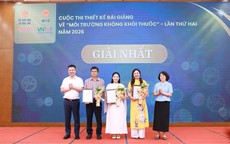 Lan tỏa nhiều bài giảng sáng tạo về môi trường học đường không khói thuốc
