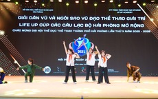 Hàng trăm VĐV nhí tranh tài tại cuộc thi ngôi sao vũ đạo thể thao
