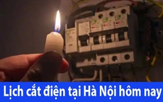 Chi tiết lịch cắt điện Hà Nội hôm nay Thứ 7 ngày 6/6/2026