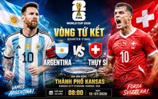 Nhận định, dự đoán tỉ số Argentina vs Thuỵ Sĩ: Messi có làm sai nhịp được 'chiếc đồng hồ' Thụy Sĩ?