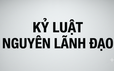 Kỷ luật cảnh cáo nguyên Chủ tịch và Phó Chủ tịch tỉnh Bắc Giang (cũ)